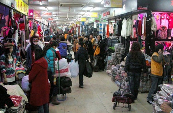 Гуанчжоу - оптовый рынок одежды