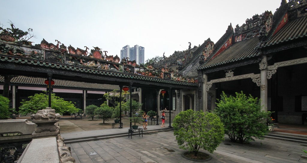 Академия Чень в Гуанчжоу - двор