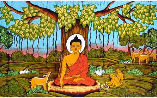 Будда под баньяном - священным деревом