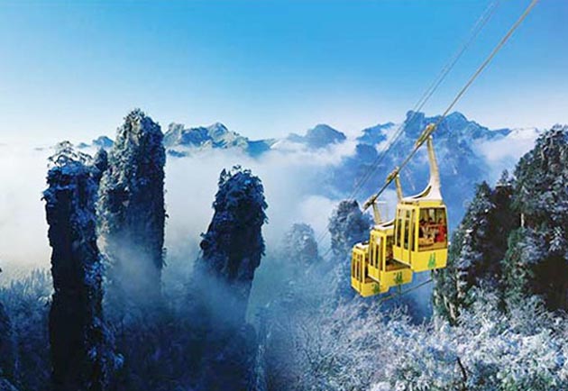 Горы Чжанцзяце в Wulingyuan