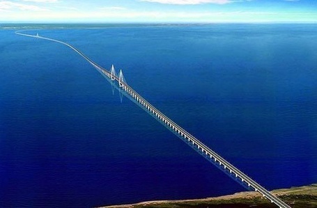 Супер длинный мост  Ханчжоу