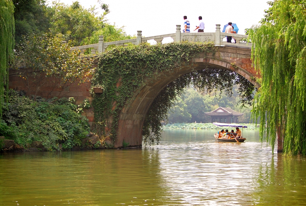 Мост на озере Сиху - Хуанчжоу