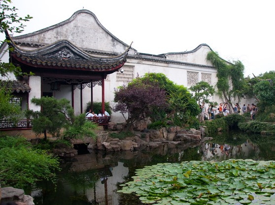 Сад Мастера сетей в Сучжоу - крыша павильона