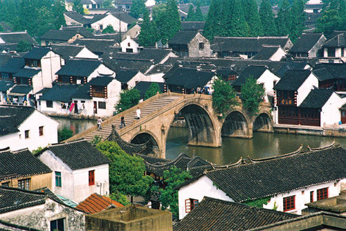 10_сучжоу арочный мост (Достопримечательность Сучжоу - арочный мост