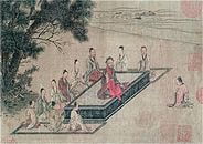 Достопримечательность Сучжоу - Храм Конфуция - рисунок