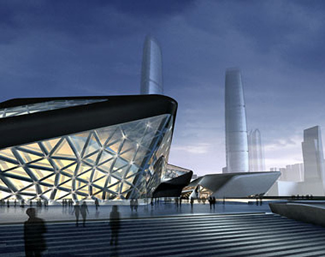 Здание Оперы - современная достопримечательность Гуанчжоу