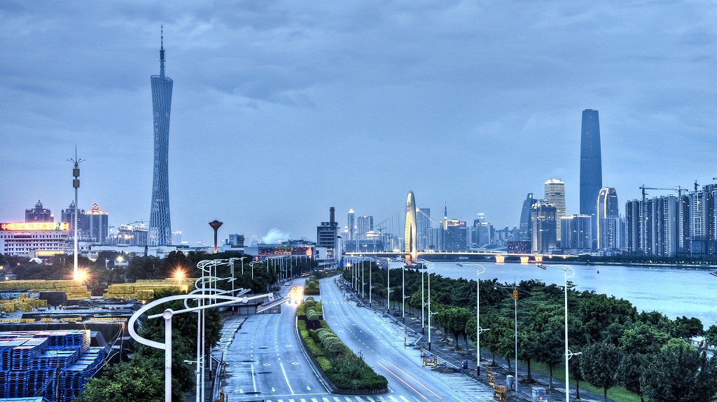 Гуанчжоу - город Китая - Телебашня